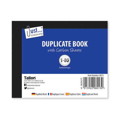 Duplicate Book Half Size - 80 Sheets, 8013 | Office Supplies